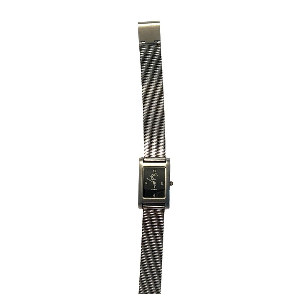 Stainless steel Elegant Silver Women's Mesh Watch